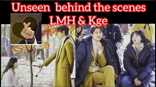 Lee Min-Ho and Kim Go-Eun (UNSEEN BEHIND THE SCENES THE KING ETERNAL MONARCH)