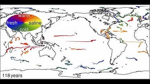 TRACMASS trajectories of the Conveyor Belt
