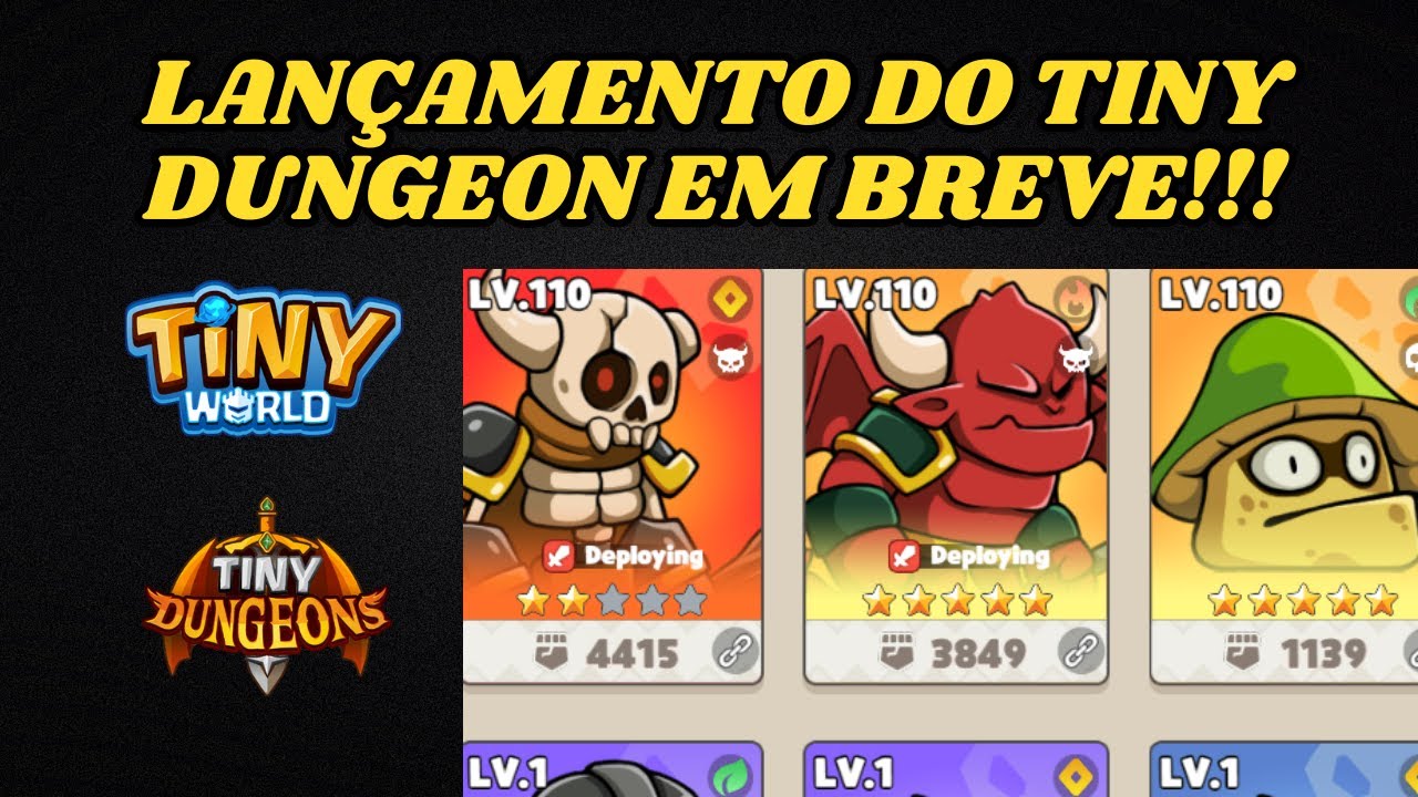 TINY WORLDS LANÇARÁ TINY DUNGEONS AINDA ESSE MÊS - YouTube