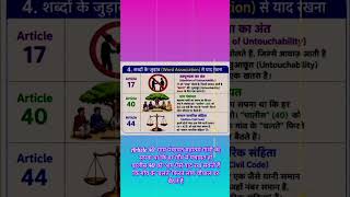 90% Students Article 17, 40 और 44 में गलती करते हैं 😱 | Last Time Revision Strategy |
