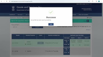 GST Filing Time Change: Monthly to Quarterly | How to Modify GST Return Filing Frequency in 2025