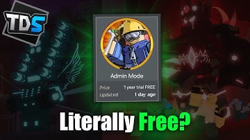How to Get Sandbox Mode (Admin) in TDS for FREE (actually...) (Roblox)