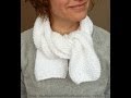 WATCH How to Knit EASY Scarf - Seed Stitch (knit & purl sts)