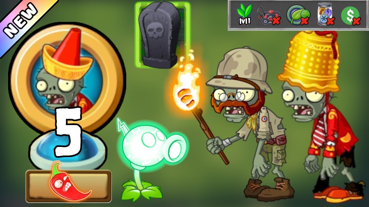 PvZ2 - Lunar Zoo Year 2026 Level 5 Easy [Plants Lvl 1 & No Premium] + DOWNLOAD