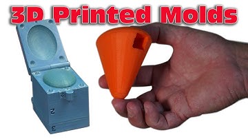 3D Printed Molds For Foam Casting - Design & Release #3dprinting