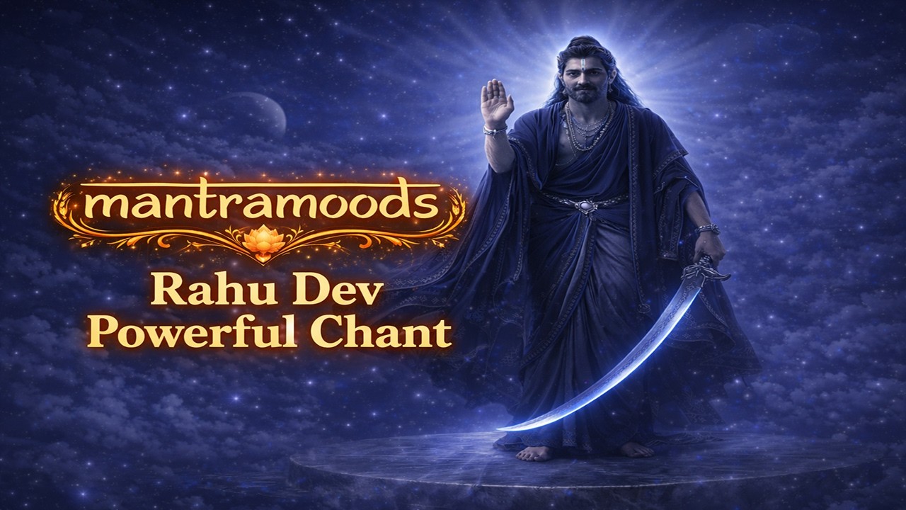 Oṁ Rāhave Namaḥ |  Powerful Rahu Chant for Calm Mind, Courage and Grounding