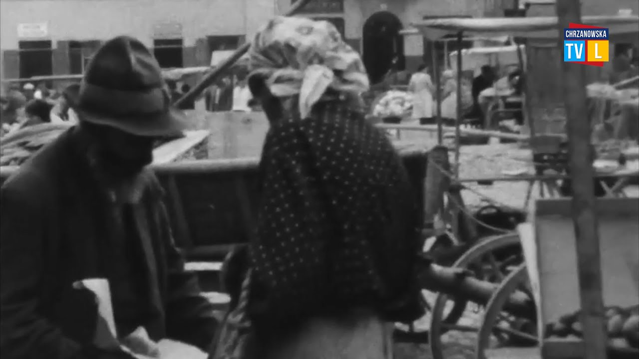 Chrzanów z 1938 roku na archiwalnym filmie