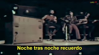 Video thumbnail of "NOCHE TRAS NOCHE (con letra) Solera"