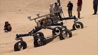 Testing the Curiosity Rover on Earth