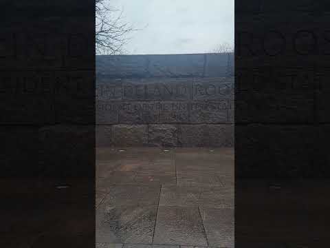 Video: FDR-muistomerkin valokuvagalleria Washington DC:ssä