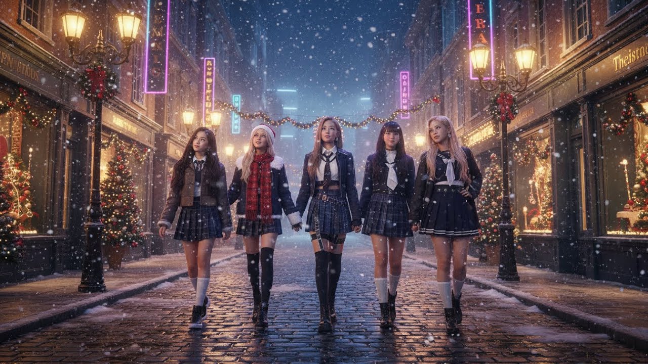 【LUMINA5 – Silent Night City Collection】🌃 Christmas & Signature Tracks | AI Girl Group