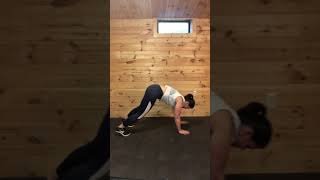Walkout plank to frog jump