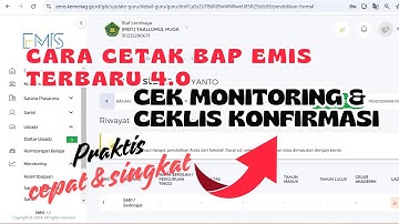 CARA CETAK BAP EMIS 4.0 TERBARU