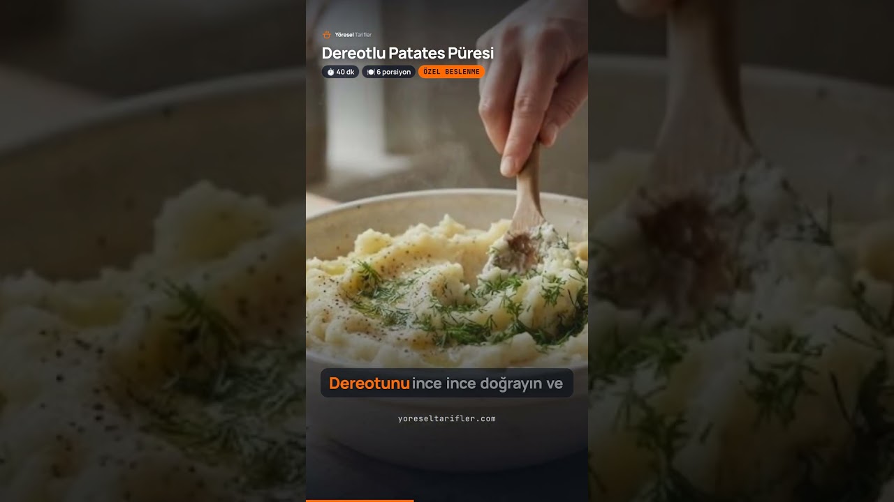 Dereotlu Patates Püresi Tarifi — Adım Adım Video Dereotlu Patates Püresi Tarifi — Adım Adım Video