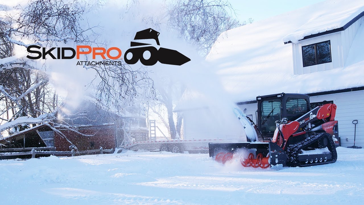 Skid Steer Snowblower - Skid Pro
