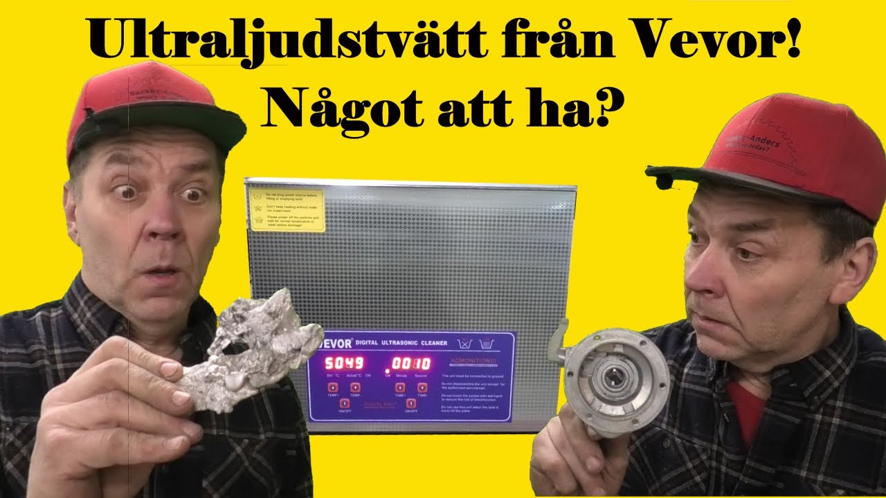 Ultraljudstvätt från Vevor