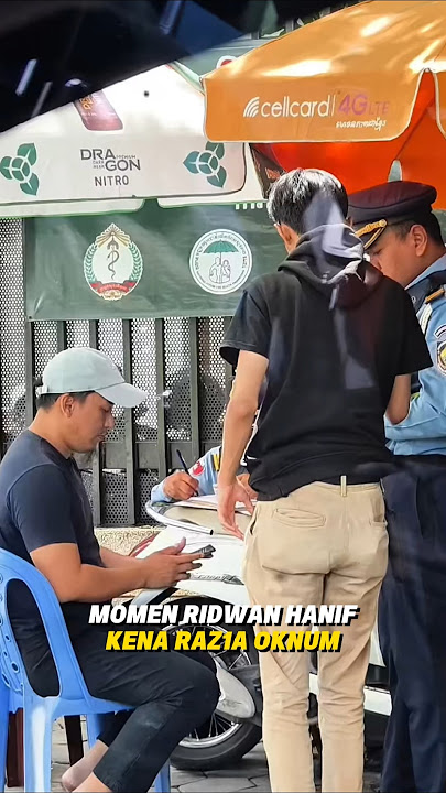 The moment Ridwan Hanif was ticketed by 0knum during the ASEAN Tour...