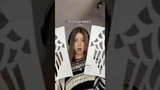 DIY Angel WINGS T-shirt UPCYCLED, Easy AND Cute TUTORIAL (No SEW)