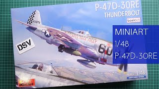 Miniart 1/48 P-47D-30RE Basic Kit (48023) Review