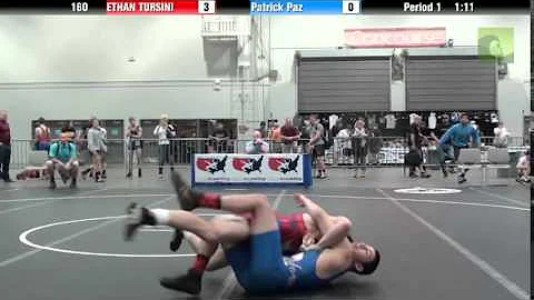 Men 160 - ETHAN TURSINI vs. Patrick Paz