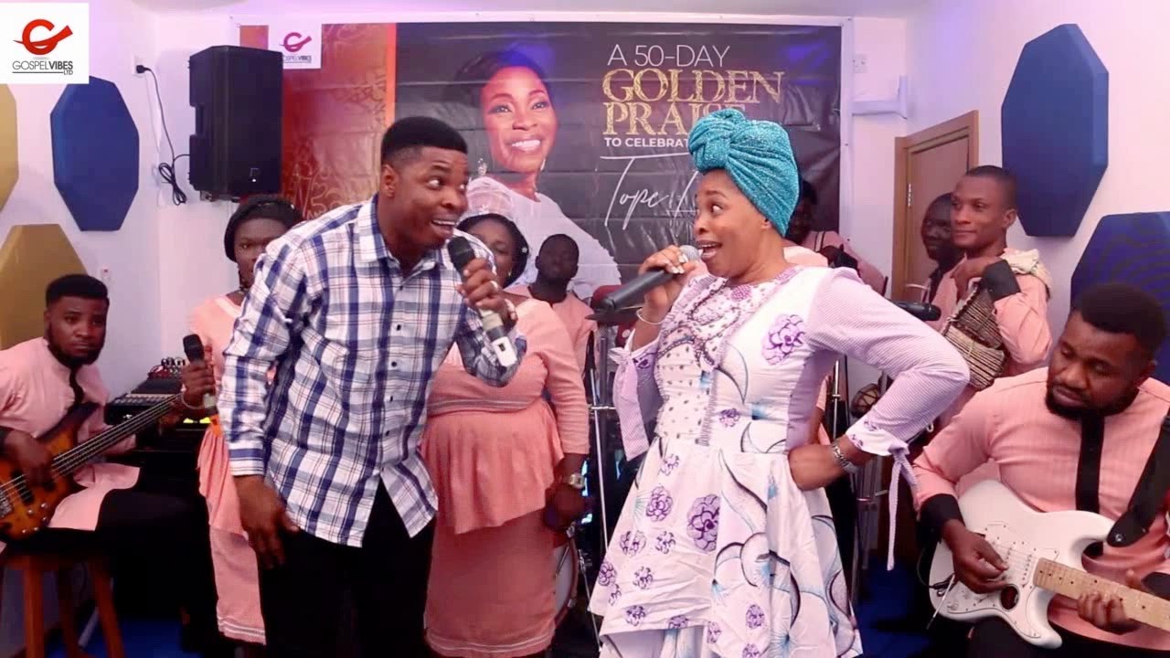 Woli Agba takes the floor with Tope Alabi in a song  Oluwa mi ti dide with a strong testimony