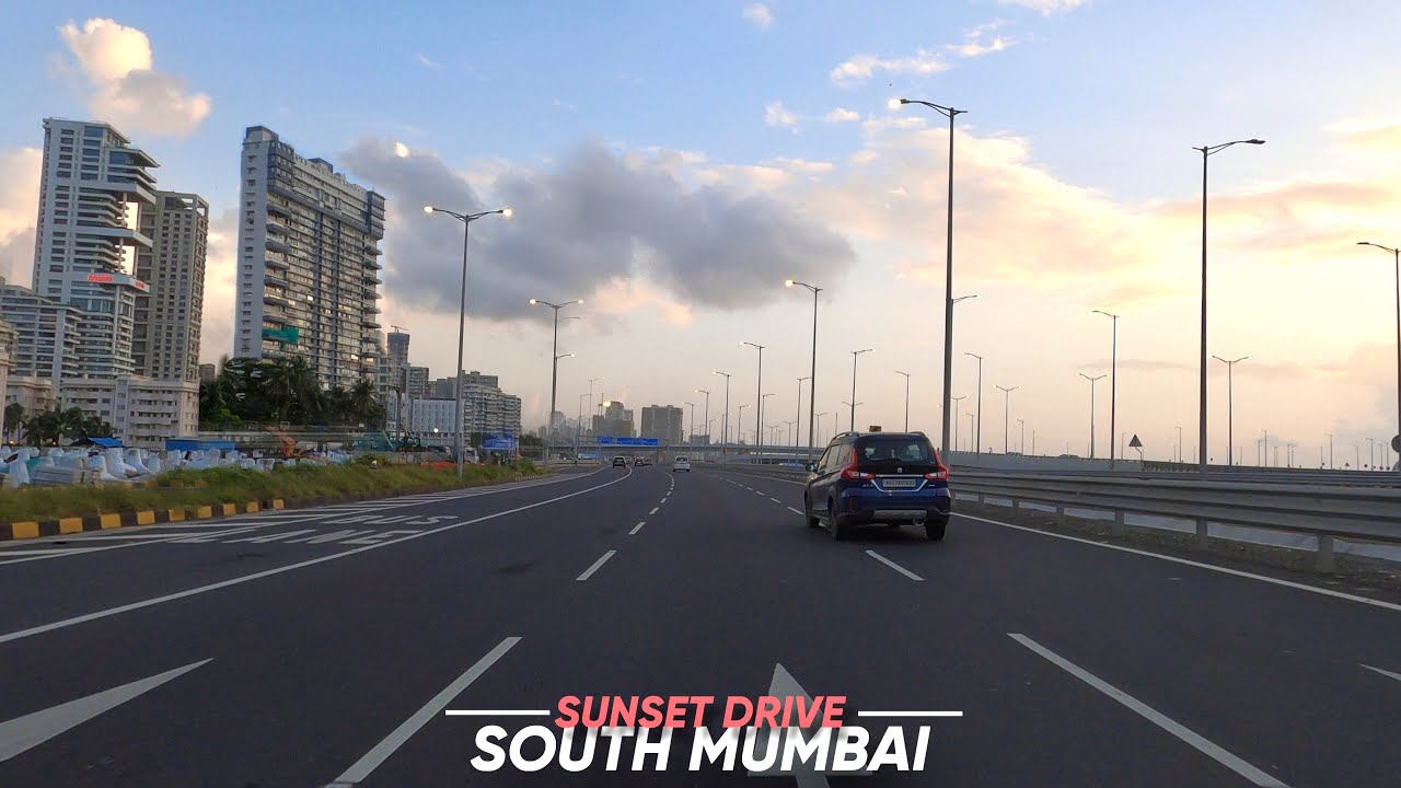 South Mumbai in 2024 | Sunset Drive From Worli to Marine Drive - 4K HD