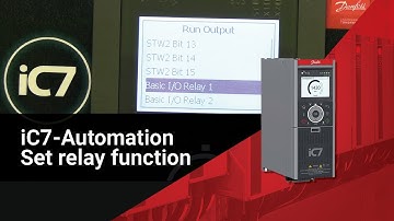 How to set the relay function for start indication on the iC7-Automation