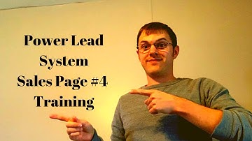 Creating Power Lead System Sales Page 4 Template! How to Make a Sales Page
