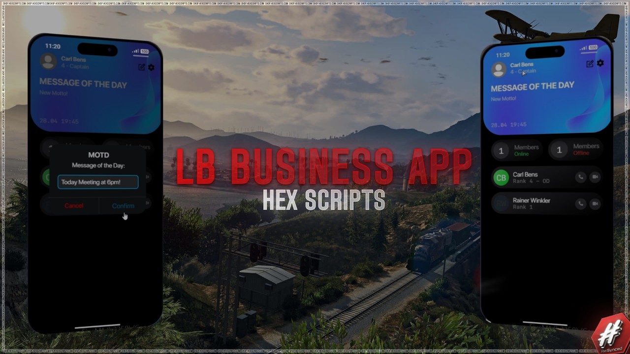 [ESX] HEX LB BUSINESS APP (FiveM) - YouTube