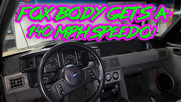 The 89G - Fox Body Gets 140 mph Speedo Installed - EP50