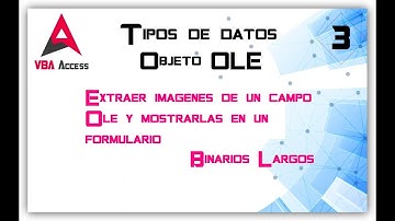 Extraer imágenes de un campo OLE y mostrarlas en un formulario | Binarios Largos 🎤