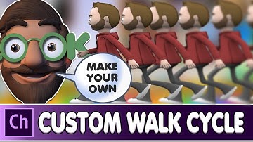 Adobe Character Animator Tutorial: How to create a custom walk cycle