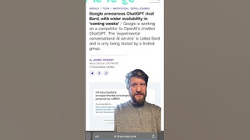 Google releasing chat bot Bard / challenging ChatGPT #education #google #bard #chatgpt #teacher