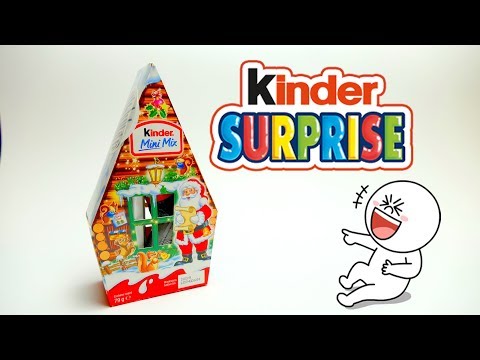 Unboxing Kinder Surprise Mini Mix With Chocolate And Surprise Egg