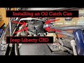 Installing an oil catch can on the diesel Jeep Liberty CRD