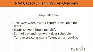 NAV Capacity Planning - An Overview