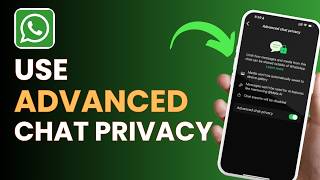 How To Use WhatsApp Advanced Chat Privacy ! screenshot 3