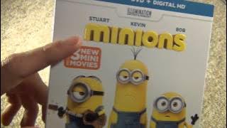 Minions Blu-Ray Unboxing