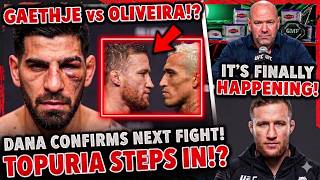 DANA WHITE JUST SHOCKED UFC FANS… TOPURIA’S NEXT FIGHT REVEALED!?