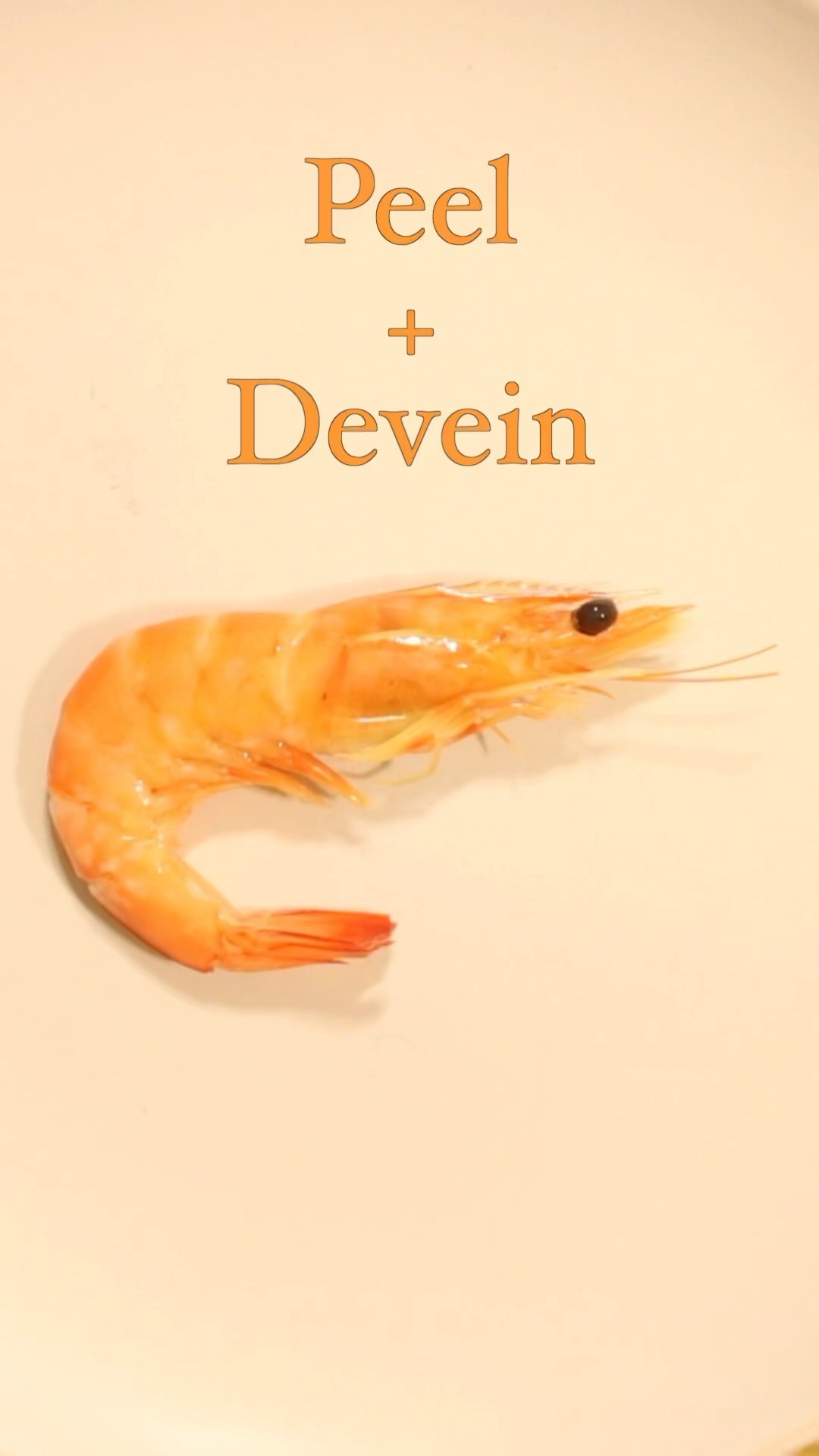 Peel \u0026 Devein a prawn in seconds