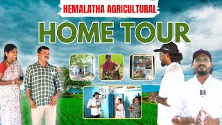 Hemalatha Agriculture HOME TOUR | Telugu Interview  | Shiva Studios