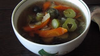Домашняя кухня: Рыбный суп из наваги с маслинами Домашняя кухня: Рыбный суп из наваги с маслинами