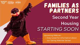 2026 Family Webinar Series: Second Year Housing