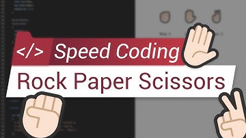 Coding Rock Paper Scissors Game (Speed Coding)
