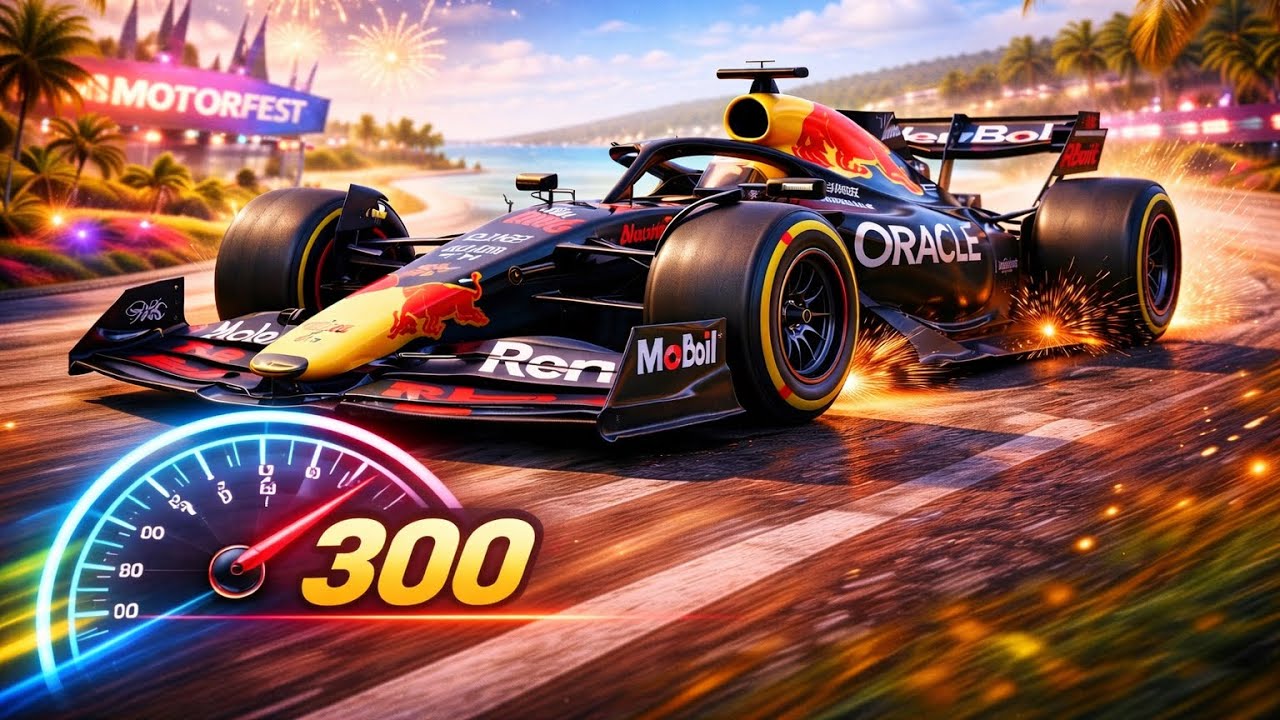 Driving my NEW F1 CAR! #thecrewmotorfest #redbull #gaming 