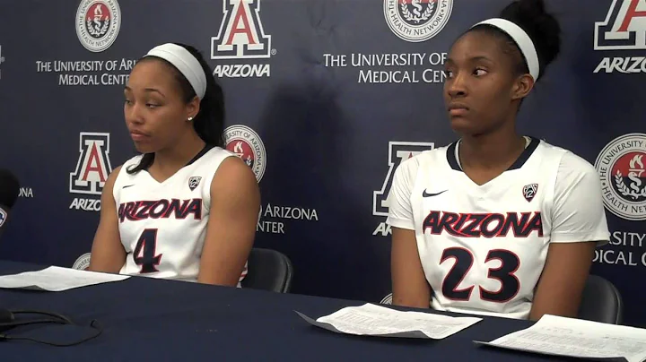 Carissa Crutchfield and Erica Barnes Postgame Inte...