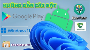 Hướng Dẫn Cài Google Play Store, Ẩn Root,  Export & Import Files Android Trên Windows 11