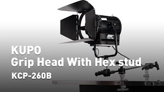 KUPO Grip Head With Hex stud  (KCP-260B)