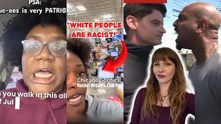 Black Man LOSES IT On British Man | ENTITLED Black Woman Cries RACISM When She Doesn't Get Her Way