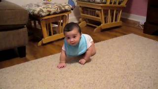 Lily's First Crawl!